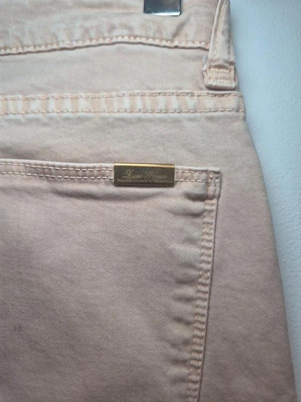 Zara Powder Pink Slim Fit Zipped Jean – photo 3